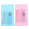 thumbnail image 1 of LEEYNEER 2-Pack 13-Pocket Accordion File Organizer for Cards  Coupons  Receipts - A6 Size, 1 of 8
