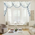 thumbnail image 2 of VOGOL Extra Wide Valance, Butterflies Print Waterfall Swag Drapes for Kitchen & Living Room, 79x43 Inches, 2 of 7