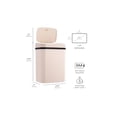 thumbnail image 3 of Nine Stars DZT-12-5WH 3.2 gal Touchless Motion Sensor Trash Can, White, 3 of 6