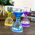 thumbnail image 4 of opvise Timer Toy Exquisite Leak-Proof Joyful Moving Drip Oil Hourglass Model for Desktop Pink, 4 of 7