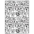 thumbnail image 1 of Tendances Internationales Amusant et Mignon 18 x 24 Po Coloriage, 1 of 1