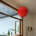 thumbnail image 4 of Red Single Paper Lantern Red Hanging Decorative Ball For Home Party Wedding Festival Decoration Easy Setup Foldable Design Festive Atmosphere, 4 of 7