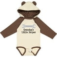 thumbnail image 3 of Inktastic Grandpa's Little Helper Boys or Girls Long Sleeve Baby Bodysuit, 3 of 5