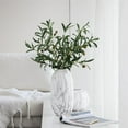 thumbnail image 4 of Vnanda 5Packs Tall Artificial Olive Branches for Vases Faux Greenery Stems, Silk Eucalyptus Stems for Home Office Decor and DIY Wreaths, 4 of 7