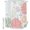 Red Sage Green, variant on Teal Navy Blue Coastal Shower Curtains for Bathroom, Summer Beach Coral Shell Ocean Waterproof Fabric Shower Curtain, Decorative Bathroom Curtain for Bathtub, 72"x78" , No Hooks Included