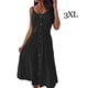 thumbnail image 2 of Minnieouse Vestidos casuales de mujer Moda Elástico Sólido S-3XL sexy Ropa de vacaciones Vestido largo de mujer Ropa de playa Viaje Vestidos Negro 3XL, 2 of 5