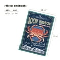 thumbnail image 2 of Lantern Press 1000 Piece Jigsaw Puzzle, Roche Harbor, WA, Dungeness Crab Vintage Sign, 2 of 5