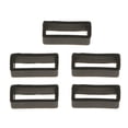 thumbnail image 1 of 5 Pcs Support de Bande de Caoutchouc Silicone Multicolore, 18mm Noir, 1 of 8