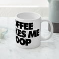 thumbnail image 5 of CafePress - Coffee Makes Me Poop Mugs - 20 Oz White Ceramic Mega Mug, 5 of 5