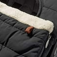 thumbnail image 5 of JJ Cole Cozy Cover Weather-Resistant & Fleece Lined Infant Car Seat Cover, Black, 5 of 12
