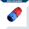 thumbnail image 4 of AN12 Female Fuel Line Adapter Fittings Top 0 Degree Fuel Line Connector for Car Blue Red, 4 of 6