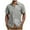Gray, variant on ZCFZJW Mens Hawaiain T-Shirts Casual Summer Short Sleeve Striped Color Block Printed Button Down Graphic Beach Shirts Loose Regular Fit Cotton Tees Tops Red XXXL