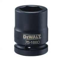 DeWalt DWMT75166OSP Metric Impact Socket, 6-Point, 3/4 In. Drive, 24mm - Quantity 1