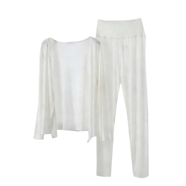 Bixock Pajamas for Women Set Solid Color Long Sleeve Cardigan Long Pants 2 Piece Loungewear Set Loose Cut for All Season