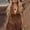 Brown, variant on Sleeveless Fringed Blazer for Women, Plain Color Button Front Jacket for Spring and Summer