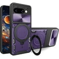 thumbnail image 1 of REQO Armor Case for Google Pixel 9a with Rotatable Kickstand, Military Grade Shockproof Protective Phone Case with Slide Camera Cover for Google Pixel 9a, 1 of 9