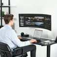 thumbnail image 2 of VIVO Low Profile Stationary Ultrawide Monitor Wall Mount for Up to 49" Screens, 2 of 8