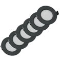 thumbnail image 1 of ziyahi 6pcs/set 6Pack RV Puck Light RV Puck Light Light RV Recessed Ceiling Light 12V RV Lights Interior Black+Warm White, 1 of 6