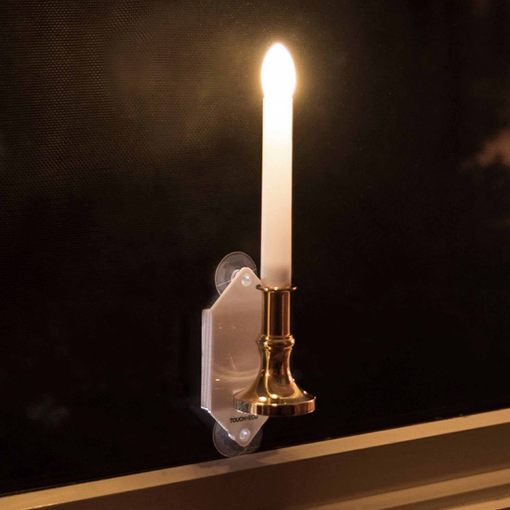 Carolite 2 Pack Solar Window Candle Holiday Light