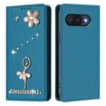 thumbnail image 2 of Leather For Google Pixel 10a Case 【RFID Blocking】Ballet Girl Flip Wallet Leather Case With Card Holder Magnetic Closure  Phone Cases Cover,Blue,For Pixel 10a, 2 of 8