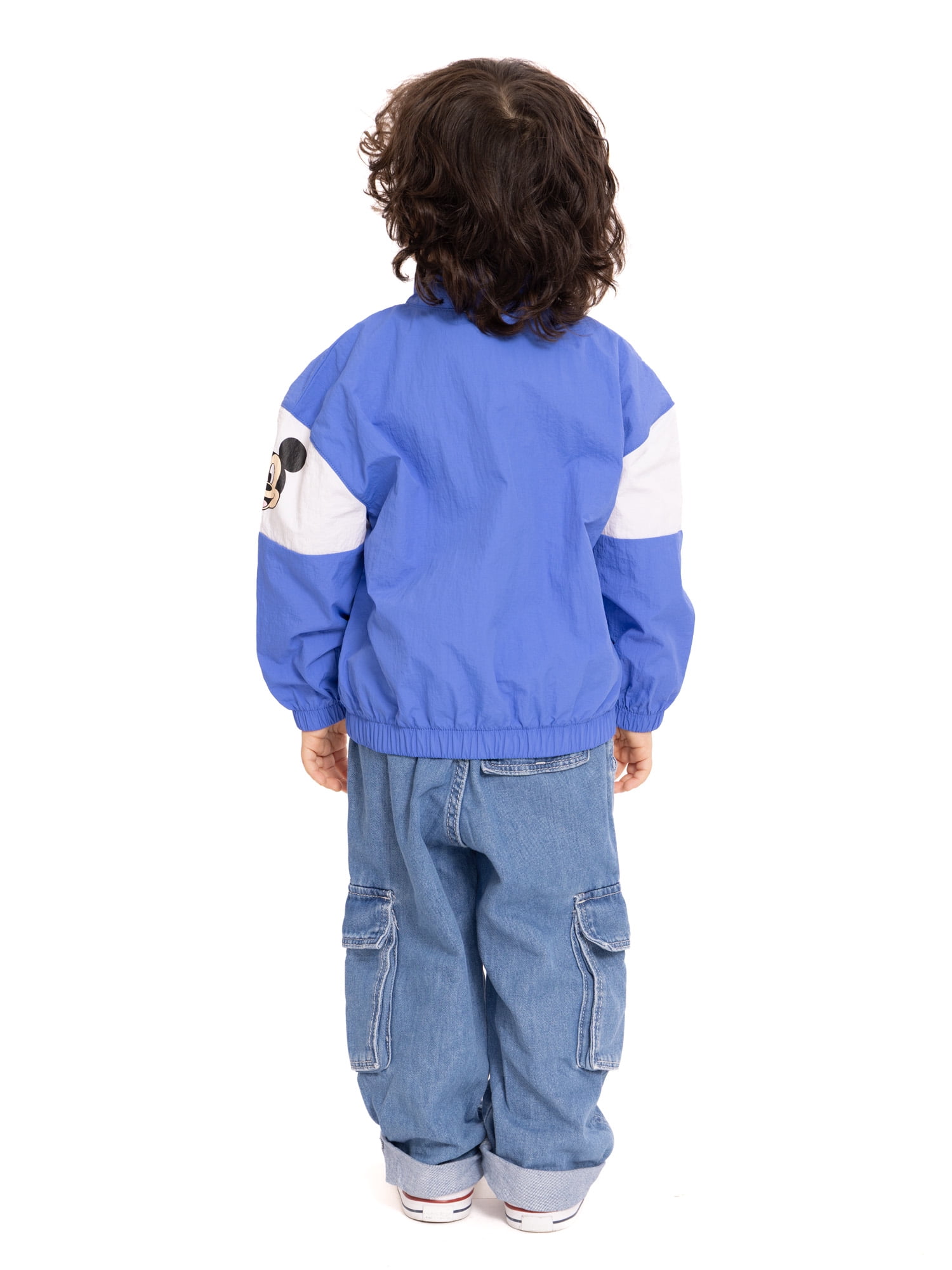 Mickey Mouse Toddler Full Zip Jacket with Long Sleeves, Sizes 12M-5T