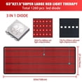 thumbnail image 2 of Red Light Therapy Mat for Relaxation,1260LED Red Light Therapy for Body 660nm/850nm Full Body Blanket, Adjustable Brightness and Timer, Great Gift for Elderly, Family, Fitness, Health Enthusiasts, 2 of 8