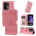 thumbnail image 2 of Funda tipo cartera GANGXUN para OPPO Reno 14 5G , diseño girasol, cuero PU, soporte, cierre magnético, tarjetero, 2 of 5