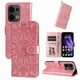 thumbnail image 2 of Funda tipo cartera GANGXUN para OPPO Reno 14 5G , diseño girasol, cuero PU, soporte, cierre magnético, tarjetero, 2 of 5