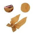 thumbnail image 3 of Unique Bargains 1 Pc Fashionable Solid Bow Ribbon Hair Elastic Band for Home Ginger, 3 of 5