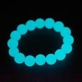 thumbnail image 3 of Synthetic Luminous Stone Beaded Stretch Bracelet Glow in the Dark Round 2 inch(50mm) 8mm, 3 of 3