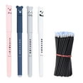 thumbnail image 2 of Sales Today Clearance! 4PC Pen + 20PC Pen Core Erasable Gel Pens – Blue Gel Pens with Cute Designs for Writing, Drawing, and Office Use – Erasable Gel Pen Set Deals of The Day Clearance!, 2 of 4