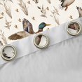 thumbnail image 4 of Homewish Mallard Duck Boy Girl Blackout Curtains Set of 2 (52x84 Each),Rustic Lake House Animal Window Curtains,Retro Vintage Aesthetic Curtains and Drapes,Ultra Soft Home Decor, 4 of 6