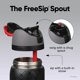 thumbnail image 2 of Botella de agua Owala FreeSip aislada 950 ml Darth Vader, 2 of 7