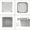 thumbnail image 2 of SENRISE ABS Junction Box Electrical Project Enclosure Box Protection IP67 Waterproof White 250×150×100mm, 2 of 5