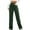 Green, variant on Women's Pants on Gray Slim-Leg Elastic Solid Slacks Pants for Women Jeans XXL