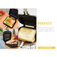 thumbnail image 2 of Sandwich Baking Pan Kitchen Sandwich Maker Grill Pan Non-stick Sandwich Making Tool, 2 of 9