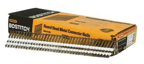 Bostitch Rh-mc14815g-s Thickcoat Round Head 1-1/2-Inch-by-.148-Inch-by-21-Degree Plastic Collated Metal Connector Nail (1,000 per Box)