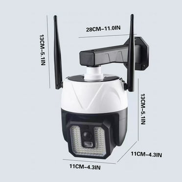 AZXY Security Camera,Outdoor Security Cameras Wireless Wifi,1080p Hd Night Vision Solar Security Camera,Waterproof Surveillance & Security Cameras with Monitor Light Wall Mounted