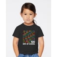 thumbnail image 2 of Wild Bobby 1 2 3 4 100 Days of School Colorful Counting, 100 Days of School 2024 2025 Design for Kids Youth Boys Girls School Toddler Crew Graphic T-Shirt, 2 of 6