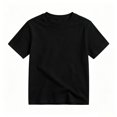 thumbnail image 4 of Boys Tshirts Short Sleeve Graphic Print Crewneck Tee for Daily Wear Boys' Tops Tees Shirts Black 3 Years-4 Years, 4 of 5