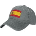 thumbnail image 1 of Spain Flag Hat for Men Dad Hat Graphic Caps, 1 of 8