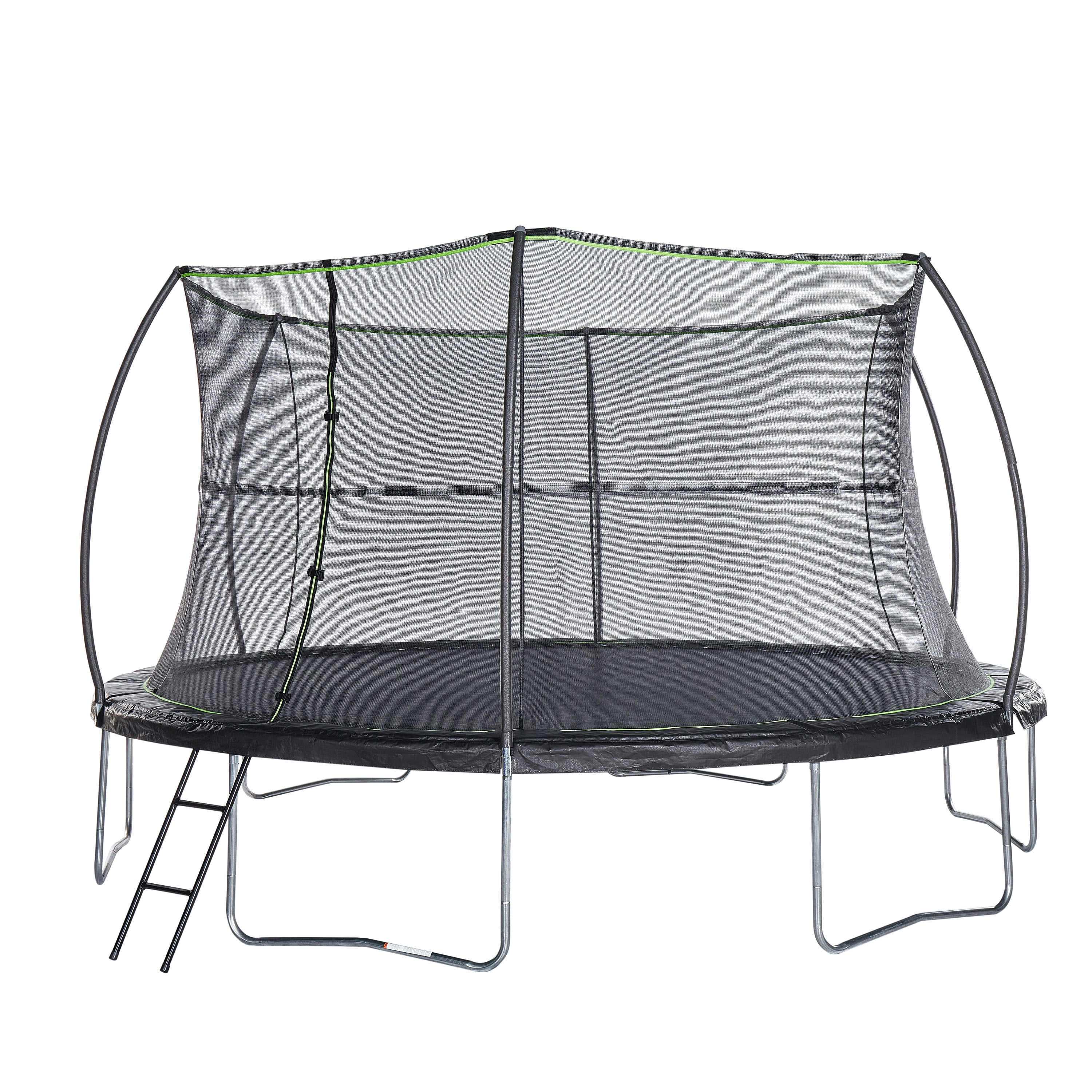 JumpKing 14ft Round Trampoline with Protective Enclosure and Powder-Coated Ladder