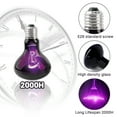 thumbnail image 6 of HARTOMPET 75W Reptile Light Bulb, Simulate Moonlight, Purple Basking Lamp,Ideal for Aquariums Tanks, 6 of 6