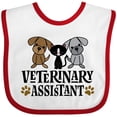 thumbnail image 3 of Inktastic Veterinary Assistant Vet Tech Boys or Girls Baby Bib, 3 of 4