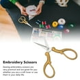 thumbnail image 4 of Sewing Scissors, Perfect Gift Stainless Steel Vintage Embroidery Scissors Incisive  For DIY, 4 of 8