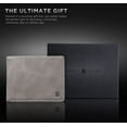 thumbnail image 3 of Serman Brands 2 ID Window Wallet for Men | RFID Blocking | Premium Full Grain Leather | Bifold Top Flip | Extra Capacity Travel Wallet | Slate Gray, 3 of 6