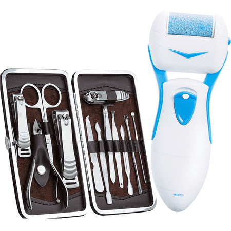 Pro Pedicure Pedi Kit Electronic Foot File Hard Dead Skin Care Callus Remover