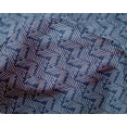 thumbnail image 4 of oneOone Silk Tabby Fabric Chevron Block Printed Craft Fabric BTY 42 Inch Wide, 4 of 4