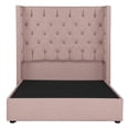thumbnail image 2 of Box Base Cama Matrimonial+Cabecera Tartuk Rosa+Colchon Restonic Vail, 2 of 8