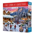 thumbnail image 5 of Ceaco 1000 Piece Lake Cabin at Christmas Holiday Interlocking Jigsaw Puzzle, 5 of 5